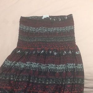 Sleeveless dress/ Long Skirt